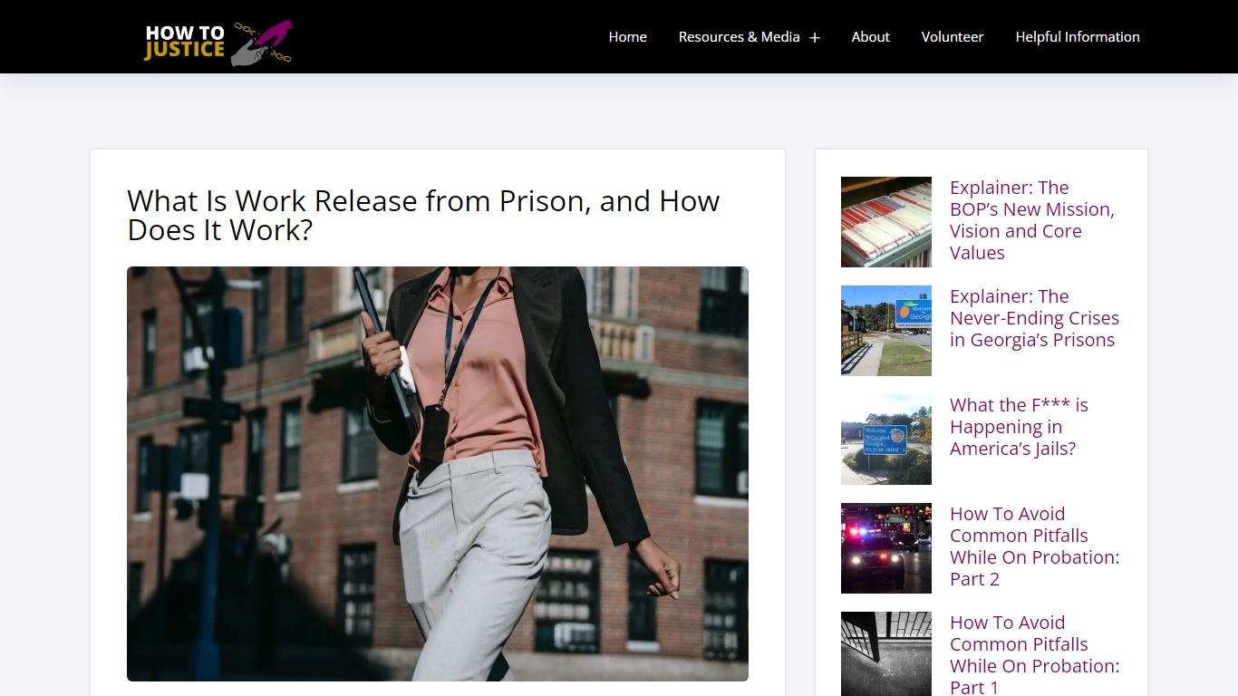 What Is Work Release from Prison, and How Does It Work?